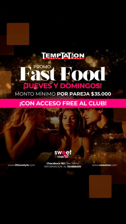 Disfruta de la Mejor Fast Food en Temptation Resto Bar