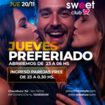 Jueves Preferiado en Sweet Club