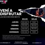 Vive la Mejor Noche en Sweet Club: Exclusivo para Solos y Solas