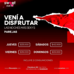 veni a disfrutar las noches mas sexis