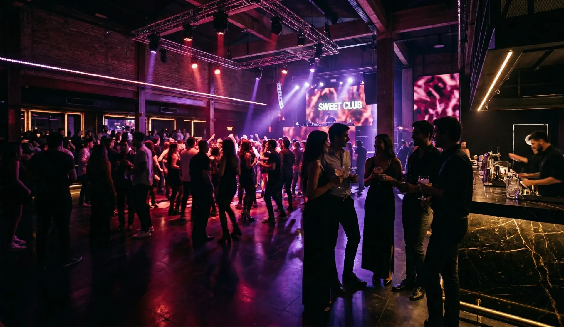 Ambiente en Sweet